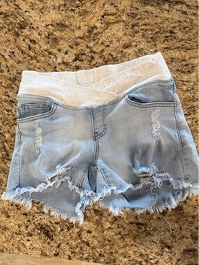 Maternity Jean Shorts